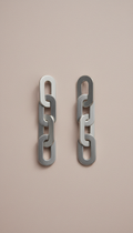 Urban Silver Chain-Link Earrings