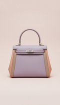 Lavender Mist Structured Handbag